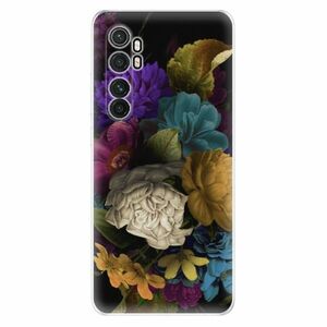Odolné silikonové pouzdro iSaprio - Dark Flowers - Xiaomi Mi Note 10 Lite obraz
