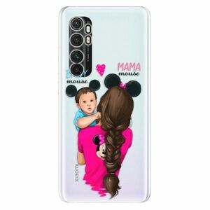 Odolné silikonové pouzdro iSaprio - Mama Mouse Brunette and Boy - Xiaomi Mi Note 10 Lite obraz