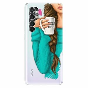 Odolné silikonové pouzdro iSaprio - My Coffe and Brunette Girl - Xiaomi Mi Note 10 Lite obraz