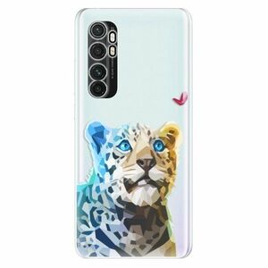 Odolné silikonové pouzdro iSaprio - Leopard With Butterfly - Xiaomi Mi Note 10 Lite obraz