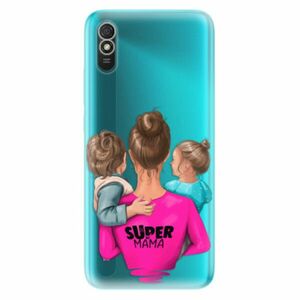 Odolné silikonové pouzdro iSaprio - Super Mama - Boy and Girl - Xiaomi Redmi 9A obraz