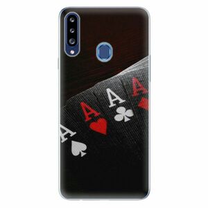 Odolné silikonové pouzdro iSaprio - Poker - Samsung Galaxy A20s obraz