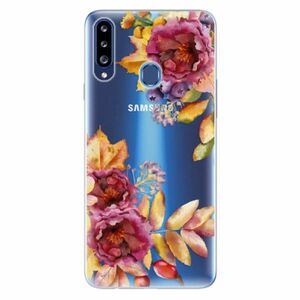 Odolné silikonové pouzdro iSaprio - Fall Flowers - Samsung Galaxy A20s obraz