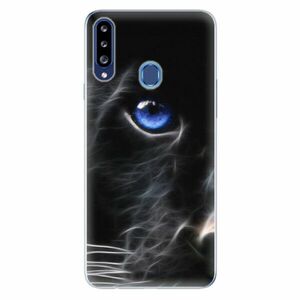 Odolné silikonové pouzdro iSaprio - Black Puma - Samsung Galaxy A20s obraz