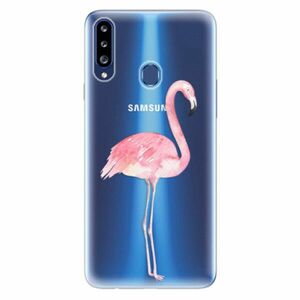 Odolné silikonové pouzdro iSaprio - Flamingo 01 - Samsung Galaxy A20s obraz