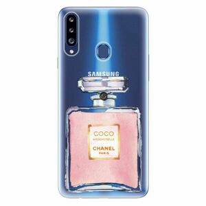Odolné silikonové pouzdro iSaprio - Chanel Rose - Samsung Galaxy A20s obraz