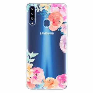 Odolné silikonové pouzdro iSaprio - Flower Brush - Samsung Galaxy A20s obraz