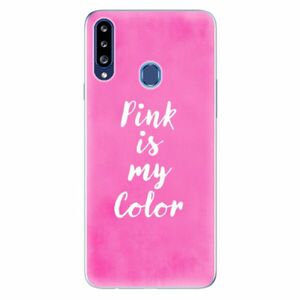 Odolné silikonové pouzdro iSaprio - Pink is my color - Samsung Galaxy A20s obraz