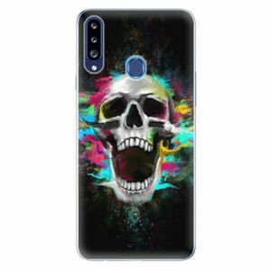 Odolné silikonové pouzdro iSaprio - Skull in Colors - Samsung Galaxy A20s obraz