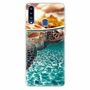 Odolné silikonové pouzdro iSaprio - Turtle 01 - Samsung Galaxy A20s obraz