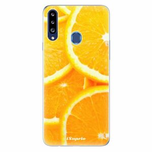 Odolné silikonové pouzdro iSaprio - Orange 10 - Samsung Galaxy A20s obraz