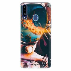 Odolné silikonové pouzdro iSaprio - Astronaut 01 - Samsung Galaxy A20s obraz