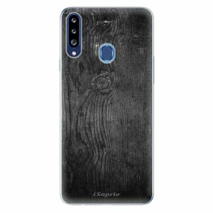 Odolné silikonové pouzdro iSaprio - Black Wood 13 - Samsung Galaxy A20s obraz