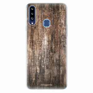 Odolné silikonové pouzdro iSaprio - Wood 11 - Samsung Galaxy A20s obraz