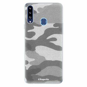 Odolné silikonové pouzdro iSaprio - Gray Camuflage 02 - Samsung Galaxy A20s obraz