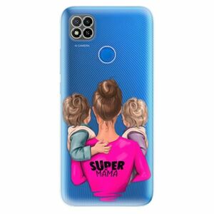 Odolné silikonové pouzdro iSaprio - Super Mama - Two Boys - Xiaomi Redmi 9C obraz