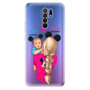 Odolné silikonové pouzdro iSaprio - Mama Mouse Blonde and Boy - Xiaomi Redmi 9 obraz