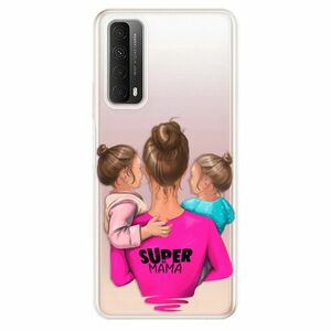 Odolné silikonové pouzdro iSaprio - Super Mama - Two Girls - Huawei P Smart 2021 obraz