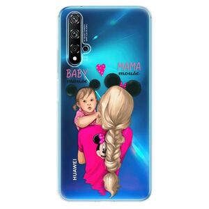 Odolné silikonové pouzdro iSaprio - Mama Mouse Blond and Girl - Huawei Nova 5T obraz