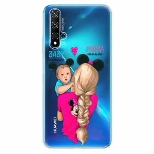 Odolné silikonové pouzdro iSaprio - Mama Mouse Blonde and Boy - Huawei Nova 5T obraz