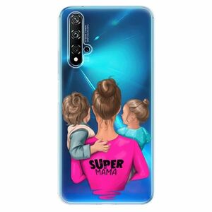 Odolné silikonové pouzdro iSaprio - Super Mama - Boy and Girl - Huawei Nova 5T obraz