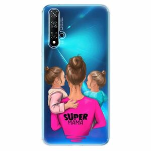 Odolné silikonové pouzdro iSaprio - Super Mama - Two Girls - Huawei Nova 5T obraz