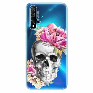 Odolné silikonové pouzdro iSaprio - Pretty Skull - Huawei Nova 5T obraz