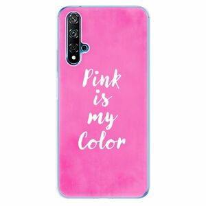 Odolné silikonové pouzdro iSaprio - Pink is my color - Huawei Nova 5T obraz