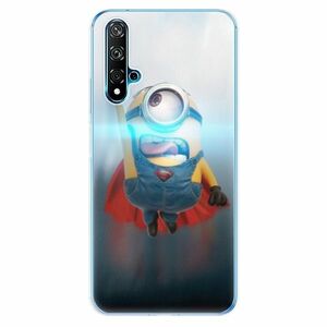 Odolné silikonové pouzdro iSaprio - Mimons Superman 02 - Huawei Nova 5T obraz
