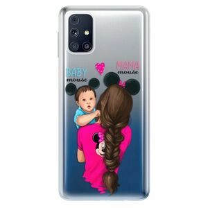Odolné silikonové pouzdro iSaprio - Mama Mouse Brunette and Boy - Samsung Galaxy M31s obraz