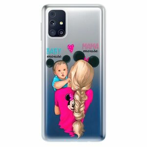 Odolné silikonové pouzdro iSaprio - Mama Mouse Blonde and Boy - Samsung Galaxy M31s obraz