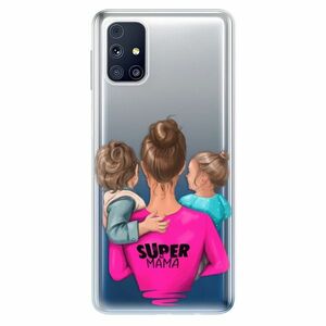 Odolné silikonové pouzdro iSaprio - Super Mama - Boy and Girl - Samsung Galaxy M31s obraz