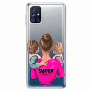 Odolné silikonové pouzdro iSaprio - Super Mama - Two Boys - Samsung Galaxy M31s obraz