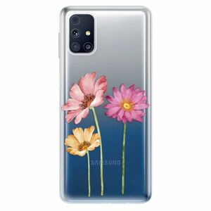 Odolné silikonové pouzdro iSaprio - Three Flowers - Samsung Galaxy M31s obraz