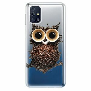 Odolné silikonové pouzdro iSaprio - Owl And Coffee - Samsung Galaxy M31s obraz
