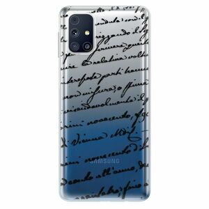 Odolné silikonové pouzdro iSaprio - Handwriting 01 - black - Samsung Galaxy M31s obraz