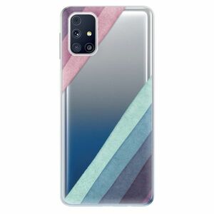 Odolné silikonové pouzdro iSaprio - Glitter Stripes 01 - Samsung Galaxy M31s obraz