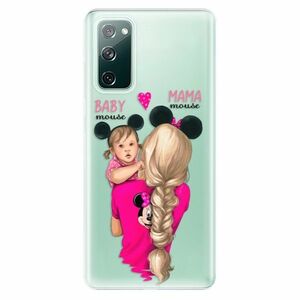 Odolné silikonové pouzdro iSaprio - Mama Mouse Blond and Girl - Samsung Galaxy S20 FE obraz