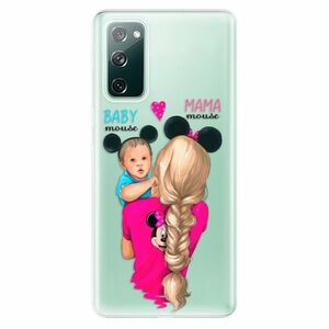 Odolné silikonové pouzdro iSaprio - Mama Mouse Blonde and Boy - Samsung Galaxy S20 FE obraz