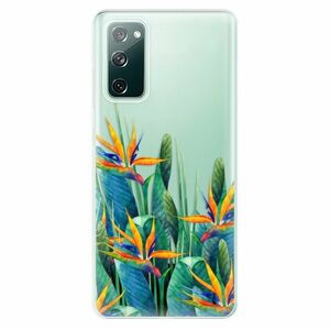 Odolné silikonové pouzdro iSaprio - Exotic Flowers - Samsung Galaxy S20 FE obraz