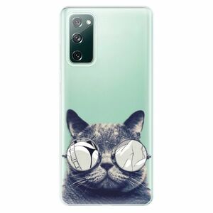 Odolné silikonové pouzdro iSaprio - Crazy Cat 01 - Samsung Galaxy S20 FE obraz