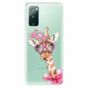 Odolné silikonové pouzdro iSaprio - Lady Giraffe - Samsung Galaxy S20 FE obraz