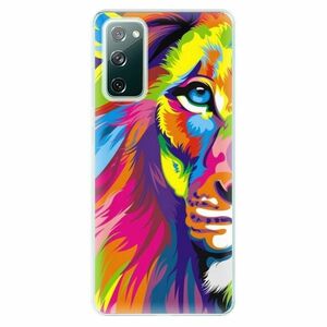 Odolné silikonové pouzdro iSaprio - Rainbow Lion - Samsung Galaxy S20 FE obraz