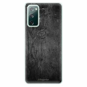 Odolné silikonové pouzdro iSaprio - Black Wood 13 - Samsung Galaxy S20 FE obraz