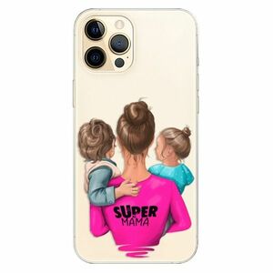 Odolné silikonové pouzdro iSaprio - Super Mama - Boy and Girl - iPhone 12 Pro Max obraz