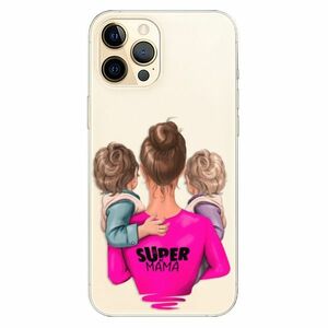 Odolné silikonové pouzdro iSaprio - Super Mama - Two Boys - iPhone 12 Pro Max obraz