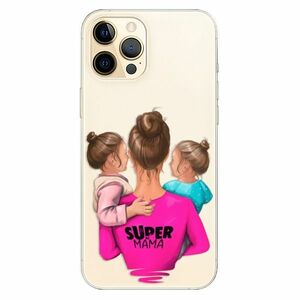 Odolné silikonové pouzdro iSaprio - Super Mama - Two Girls - iPhone 12 Pro Max obraz