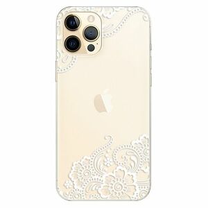 Odolné silikonové pouzdro iSaprio - White Lace 02 - iPhone 12 Pro Max obraz