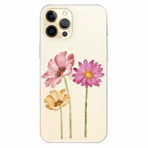 Odolné silikonové pouzdro iSaprio - Three Flowers - iPhone 12 Pro Max obraz