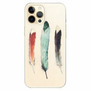 Odolné silikonové pouzdro iSaprio - Three Feathers - iPhone 12 Pro Max obraz